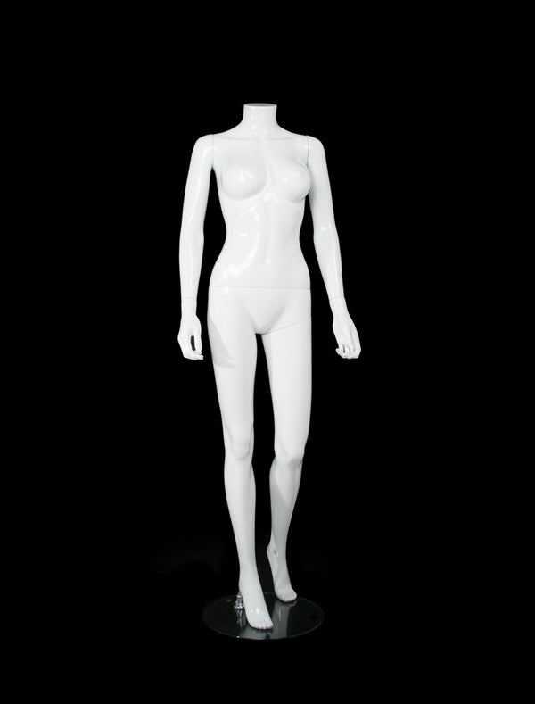 PLASTIC FEMALE BIG BREAST MANNEQUIN (STYLE B402) (MAF-P2-B402)