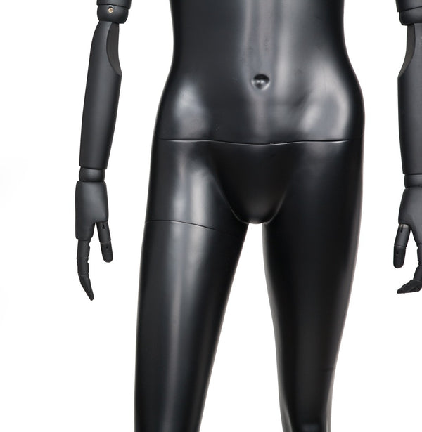 FEMALE MANNEQUIN W/ WOOD ARMS (MAF-S2-ARM3/BB)