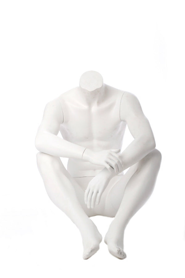 Male Headless Sitting Mannequin (MAM-A1-104)