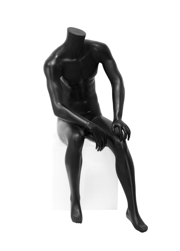 Male Headless Sitting Mannequin (MAM-A1-105)