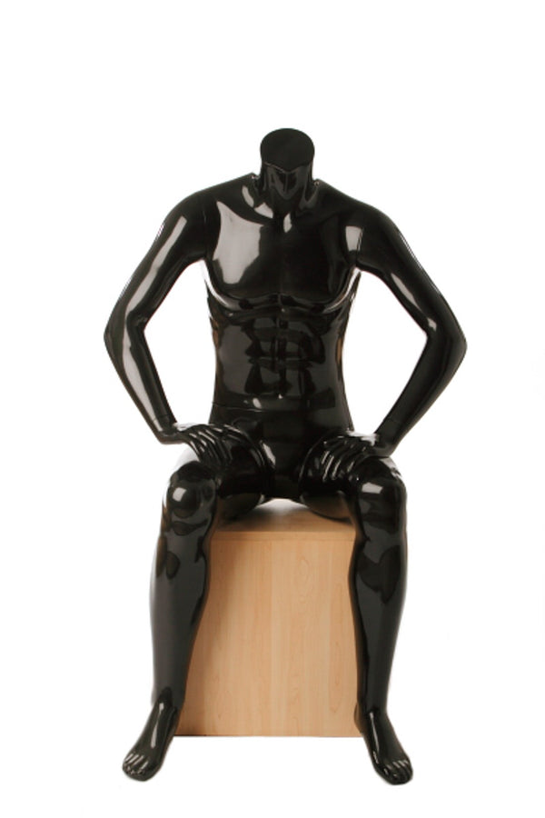 Male Headless Sitting Mannequin (MAM-A1-105)