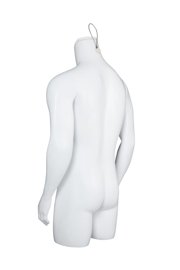 3/4 MALE W/ARMS MANNEQUINS (MAM-A4-3403/WHT)