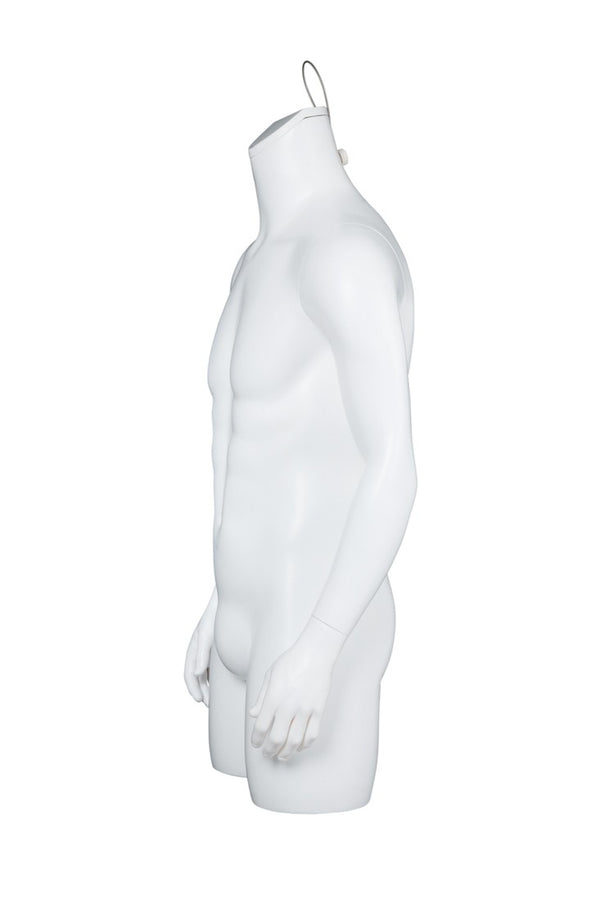 3/4 MALE W/ARMS MANNEQUINS (MAM-A4-3403/WHT)