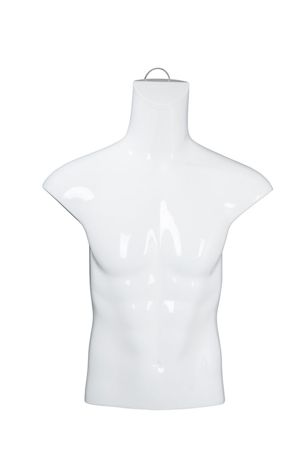 1/2 Male Torso Mannequin (MAM-A4-3404/SWHT)