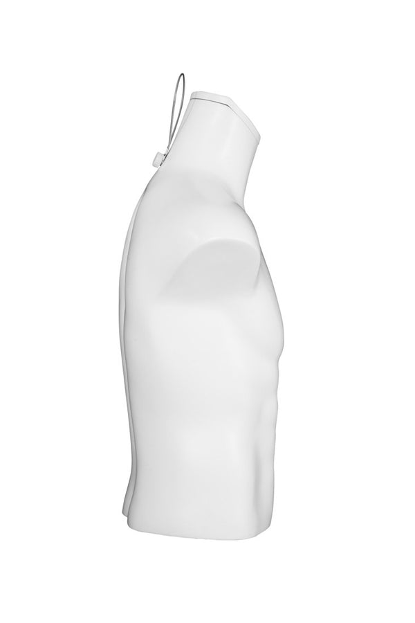 1/2 Male Torso Mannequin (MAM-A4-3404/WHT)