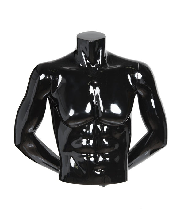 MALE 1/2 MUSCULAR TORSO W/ARMS (MAM-A4-3505/SJBK)
