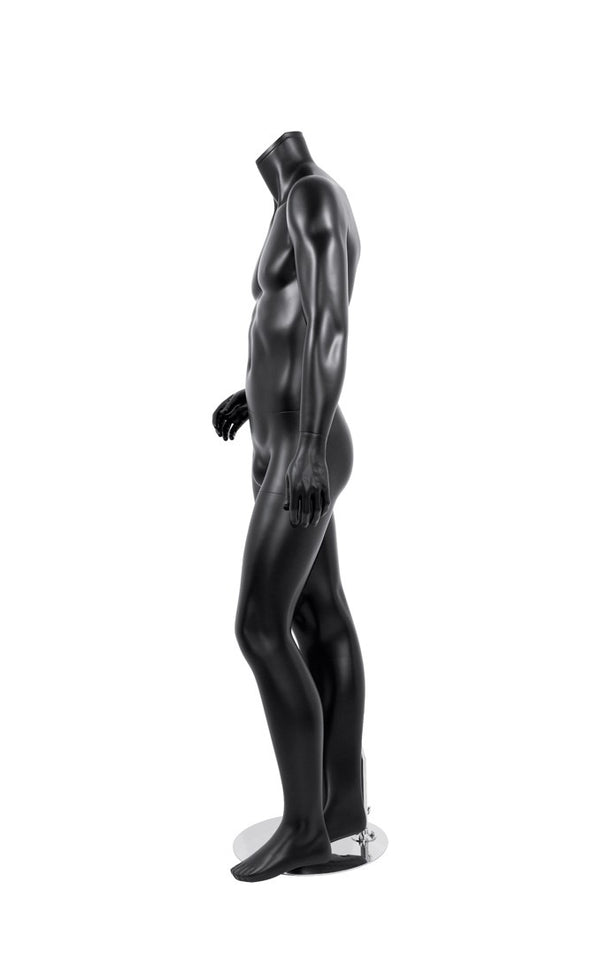 MALE BODY POSE2 W/ CAP - HEAD SOLD SEPARATELY (MAM-BODY2/BLK)