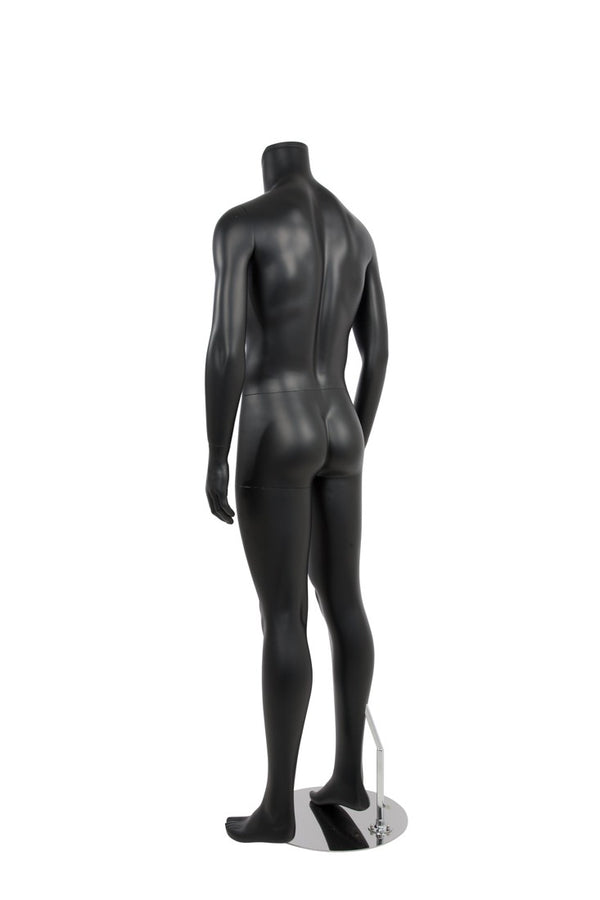 MALE BODY POSE5 W/ CAP - HEAD SOLD SEPARATELY (MAM-BODY5/BLK)