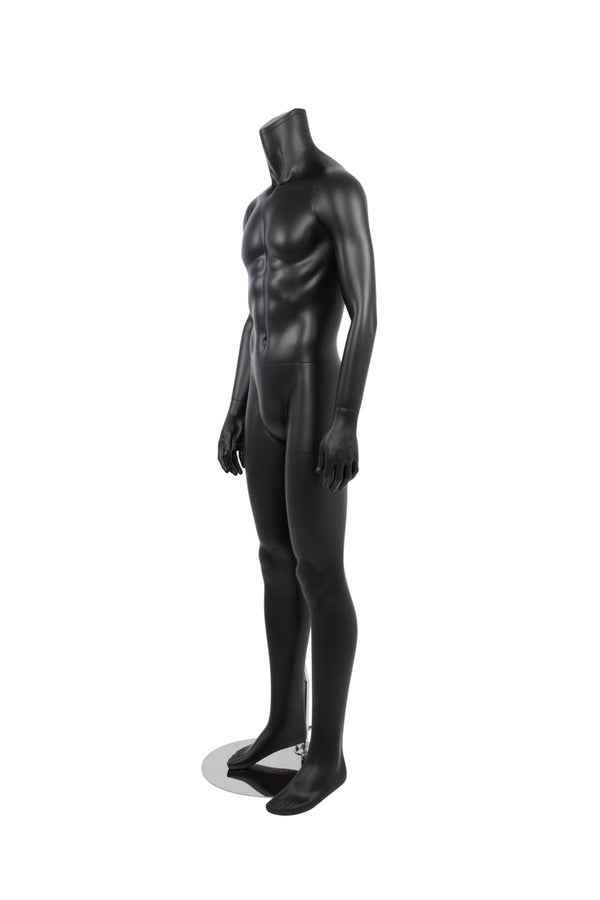 MALE BODY POSE5 W/ CAP - HEAD SOLD SEPARATELY (MAM-BODY5/BLK)