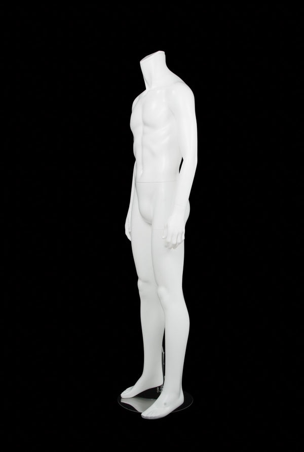 MALE BODY POSE5 W/ CAP - HEAD SOLD SEPARATELY (MAM-BODY5/WHT)