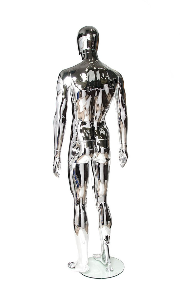 PLASTIC MALE EGG HEAD MANNEQUIN (MAM-P2-EH1/CR)