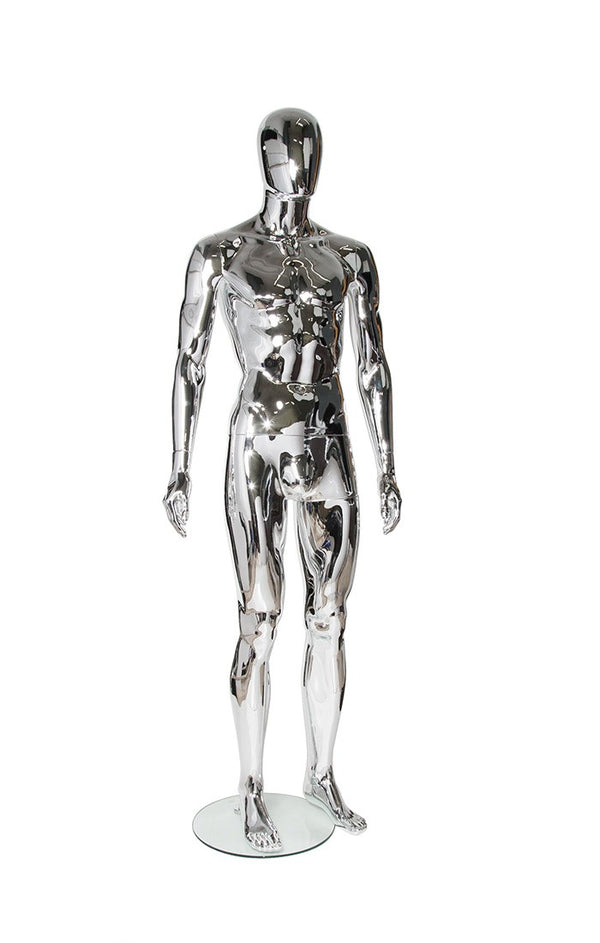 PLASTIC MALE EGG HEAD MANNEQUIN (MAM-P2-EH1/CR)