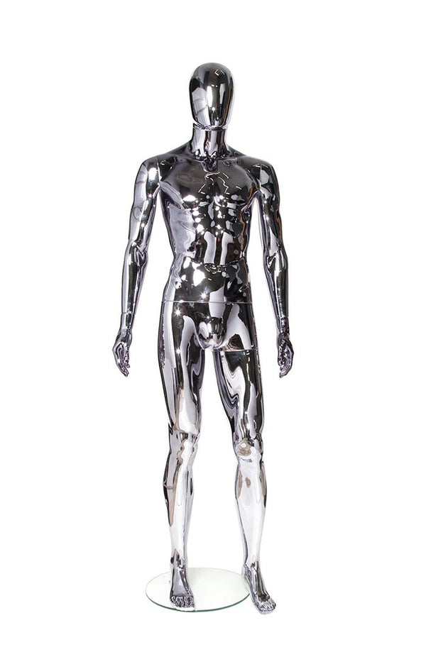 PLASTIC MALE EGG HEAD MANNEQUIN (MAM-P2-EH2/CR)