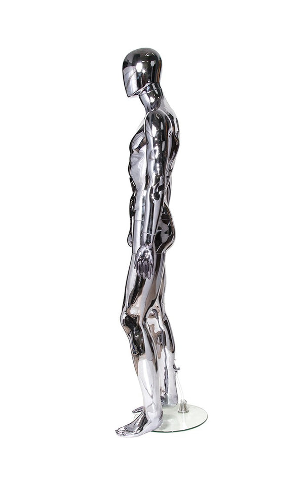 PLASTIC MALE EGG HEAD MANNEQUIN (MAM-P2-EH2/CR)