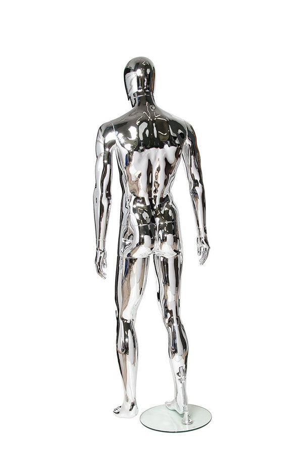 PLASTIC MALE EGG HEAD MANNEQUIN (MAM-P2-EH2/CR)