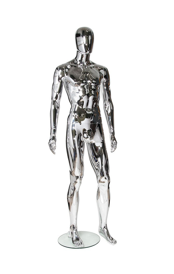 PLASTIC MALE EGG HEAD MANNEQUIN (MAM-P2-EH2/CR)