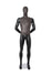 MIXED FABRIC MALE MANNEQUIN MATTE WHITE WITH LINEN FABRIC AND REMOVABLE HEAD (MAM-S2-104/BLLE)