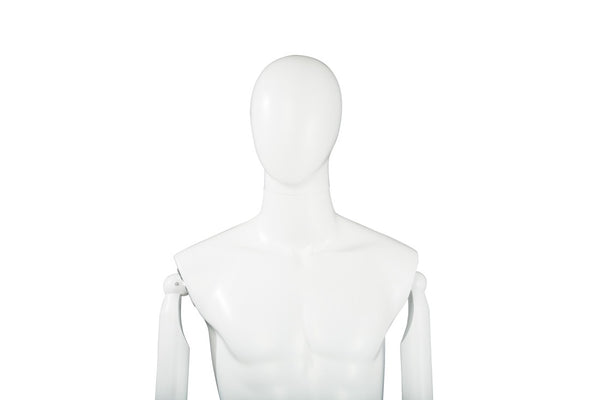 MALE  MANNEQUIN W/ WOOD ARMS (MAM-S2-ARM3/WW)