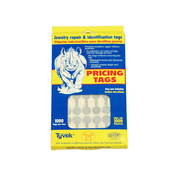 ADHESIVE TEAR-PROOF JEWELRY TAG (TH-TA-72)