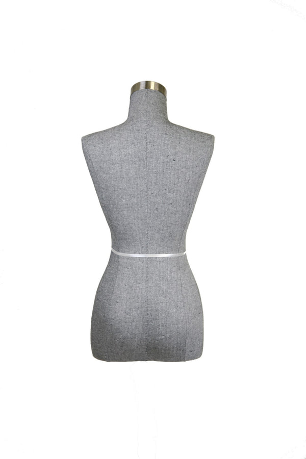 FEMALE BODY FORM - SUIT FABRIC BLACK HERRINGBONE (BFF-XG1/SUBLK)