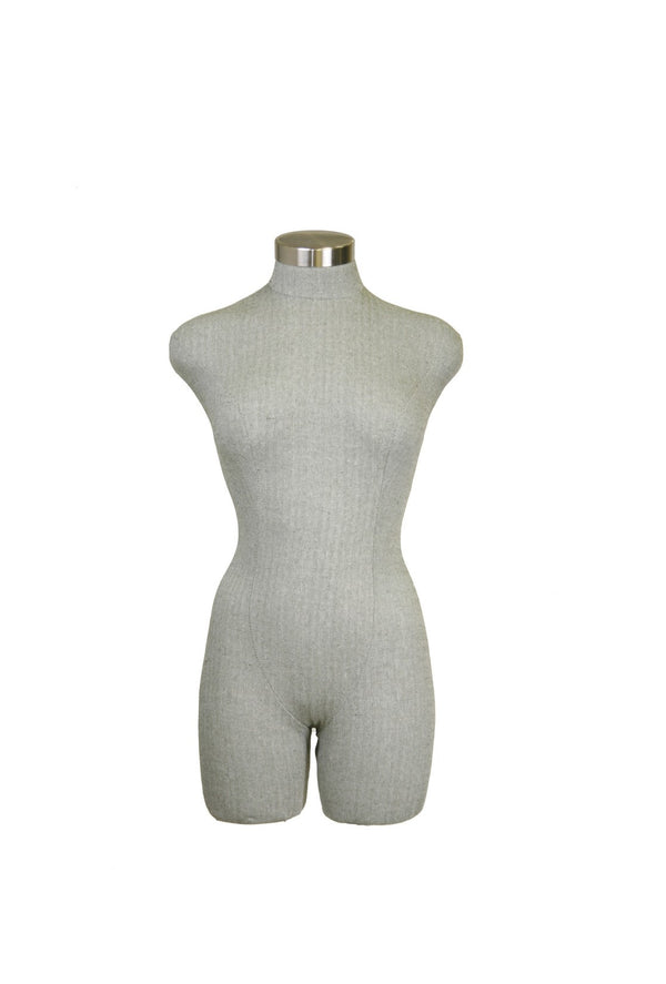 FEMALE 3/4 BODY FORM - SUIT FABRIC PALE GREEN (BFF-XG2/SUGRN)