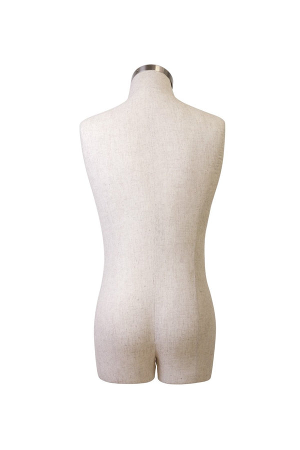 MALE 3/4  BODY FORM WITH HEAD TOP ONLY (BFM-XG2/LINEN)