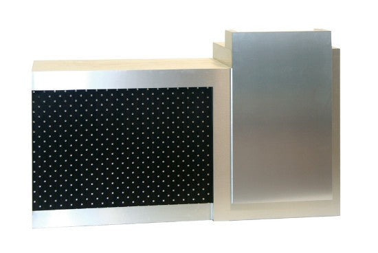 LAMINATED WITH SIDE PANEL COUNTER 6' LONG