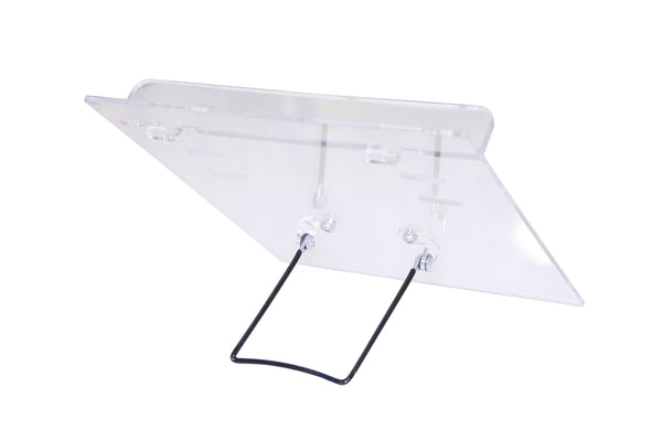 Height Adjustable Acrylic Shoe Display (EASEL-ADSHOE)