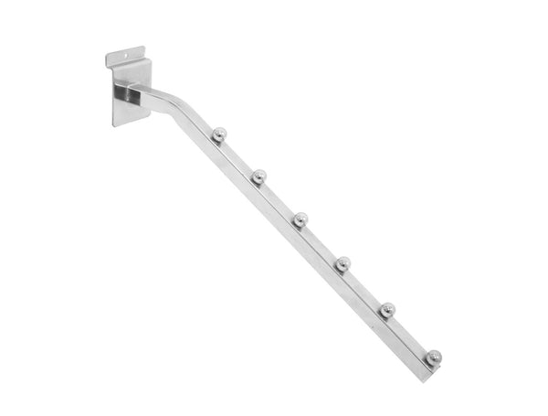 (SW6B/WHT) 6 BALL 18 INCH DOWN SLANT BRACKET (HBS-6B-SQ18)