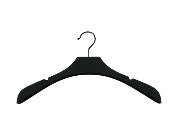 TOP RUBBERIZED HANGER W/NOTCH NON-SLIP (HPT-XNS16), 100 PCS