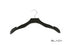 17" TOP WOOD HANGER W/ NEW NOTCH (HWT-V17/BK)
