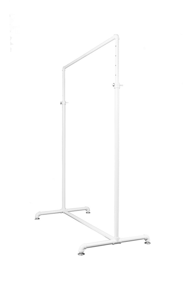 Industrial Pipe Ballet Bar Rack(IND-KBB/WHT)