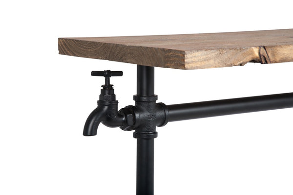 Single Rack With Wood Top & Base (IND-R2)