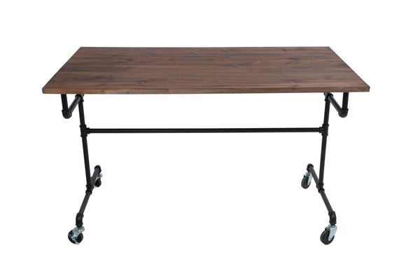 Large Industrial Table W/ Wood Top (IND-TABLE-L)