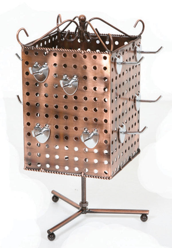 JEWELRY RACK W/ 10 PCS HOOKS, (JR-10/BR)