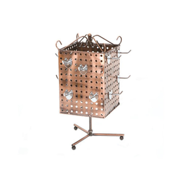 JEWELRY RACK W/ 10 PCS HOOKS, (JR-10/BR)