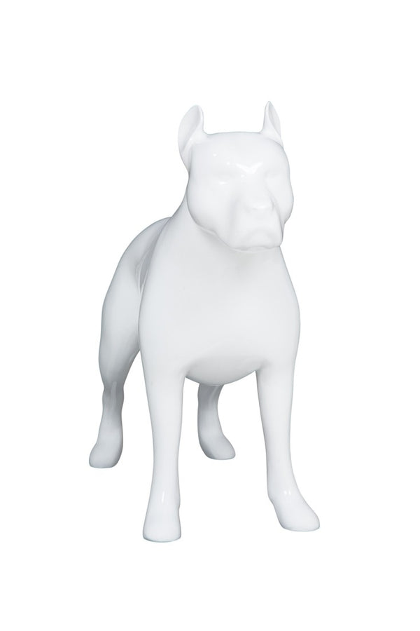 PIT BULL DOG MANNEQUIN (MA-DOG-PIT/SWHT)