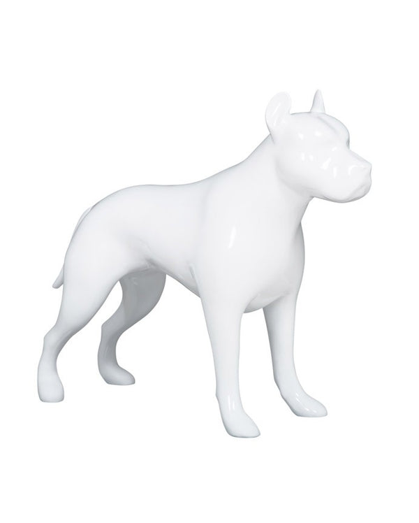 PIT BULL DOG MANNEQUIN (MA-DOG-PIT/SWHT)