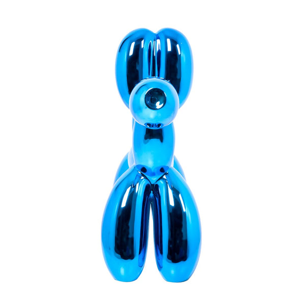 Balloon Dog, Blue Chrome (MA-DOG9/BLUCHR)