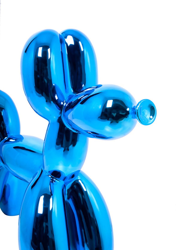 Balloon Dog, Blue Chrome (MA-DOG9/BLUCHR)