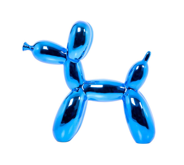 Balloon Dog, Blue Chrome (MA-DOG9/BLUCHR)