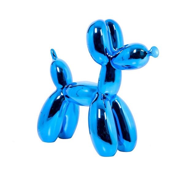 Balloon Dog, Blue Chrome (MA-DOG9/BLUCHR)