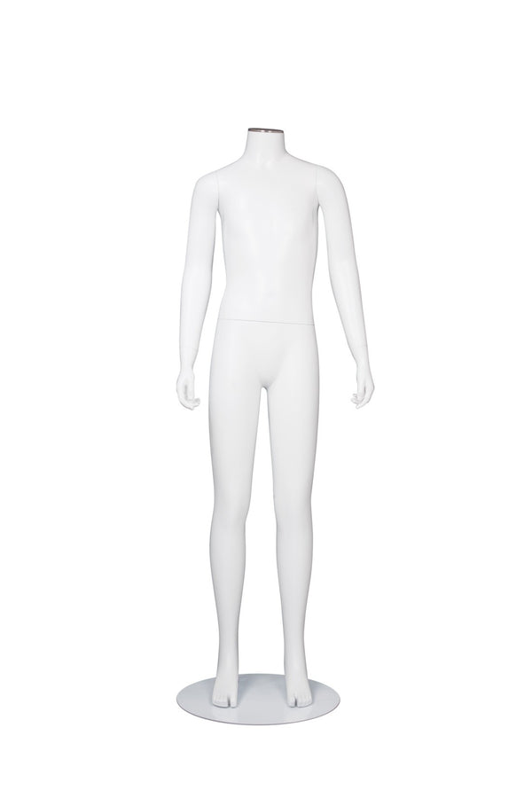 CHANGEABLE HEAD TEENAGE MANNEQUIN (MAC-BODY2/WHT)