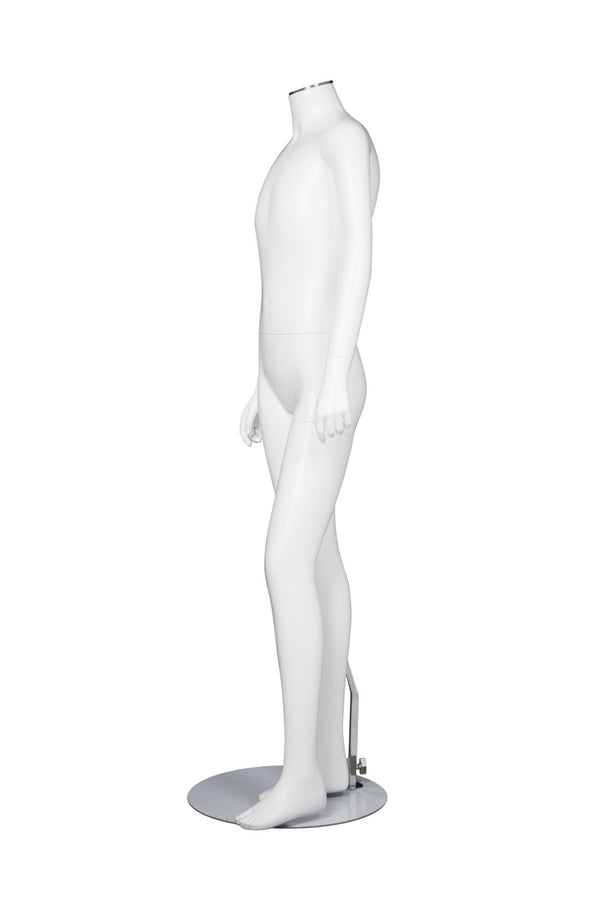 CHANGEABLE HEAD TEENAGE MANNEQUIN (MAC-BODY3/WHT)