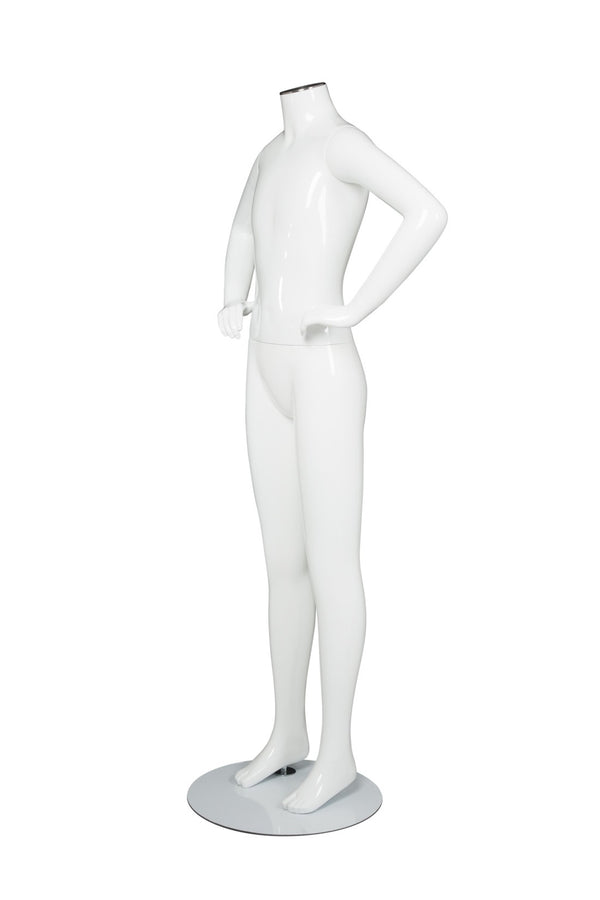 CHANGEABLE HEAD TEENAGE MANNEQUIN (MAC-BODY4/SWHT)