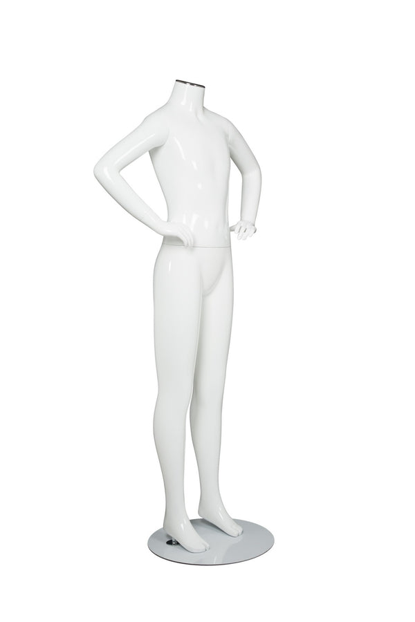 CHANGEABLE HEAD TEENAGE MANNEQUIN (MAC-BODY4/SWHT)