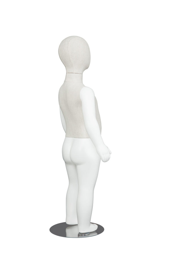 EGG FACE CHILDRENS MANNEQUIN (MAC-EGG11/WHLN)