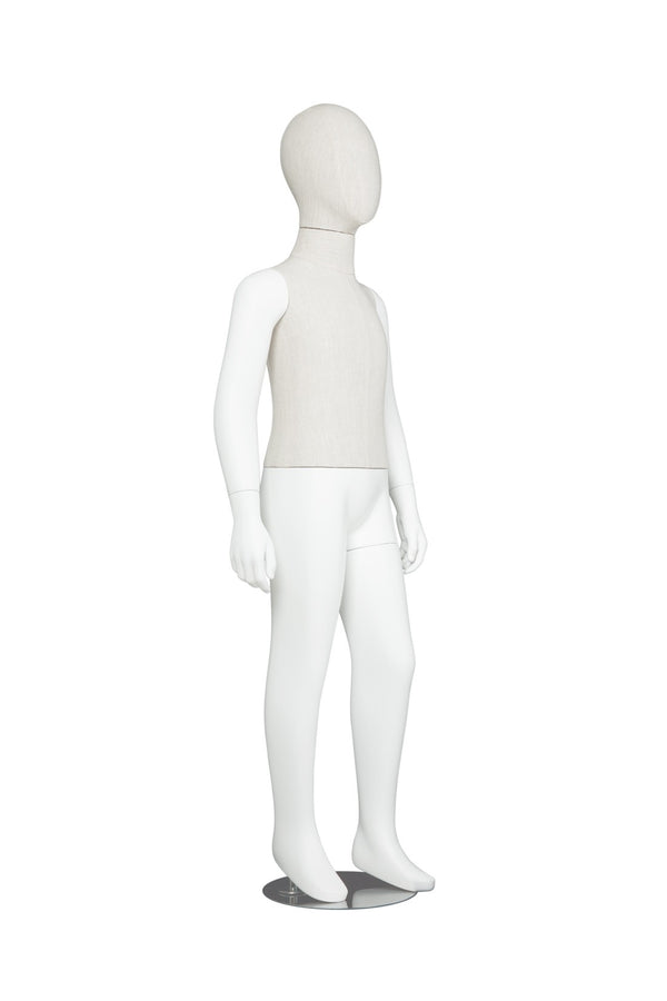 EGG FACE CHILDREN'S MANNEQUIN (MAC-EGG6/WHLN)