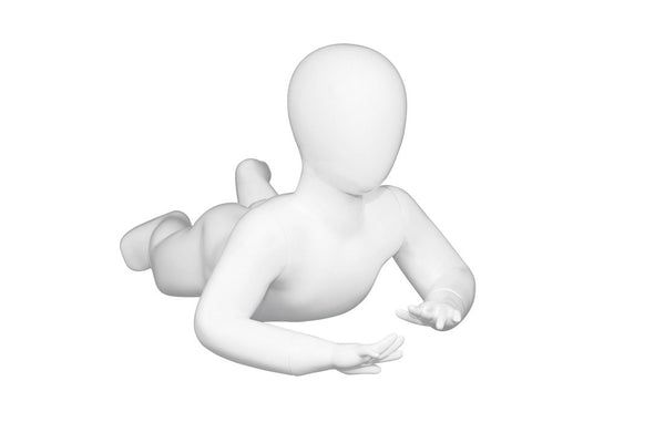 EGG HEAD CHILDREN'S MANNEQUIN (MAC-EGG9/WHT)