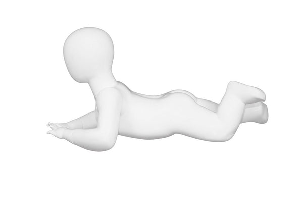 EGG HEAD CHILDREN'S MANNEQUIN (MAC-EGG9/WHT)